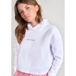 Sweat-Shirt fille VOLVAGI blanc Élise