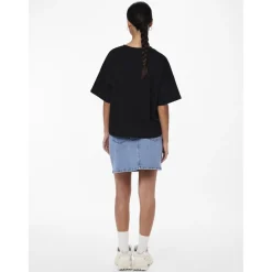 Sweat-shirt noir en coton