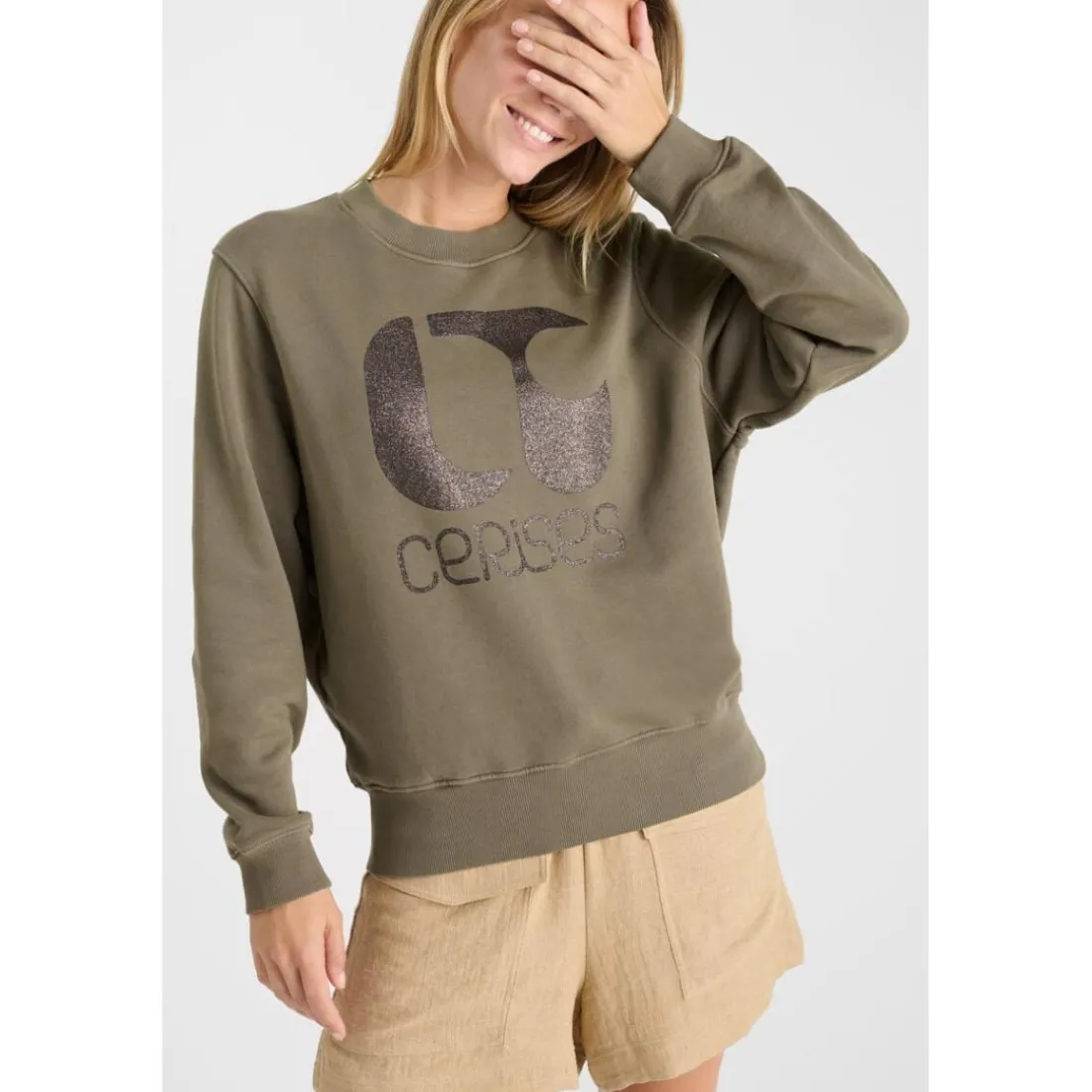 Sweat-Shirt PAOLO kaki Kara