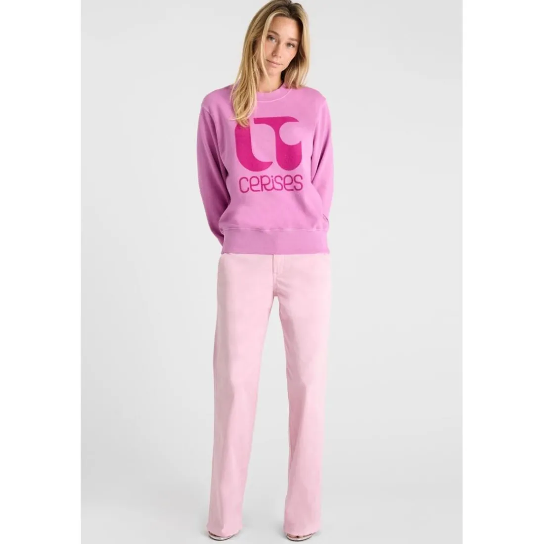 Sweat-Shirt PAOLO rose Liz