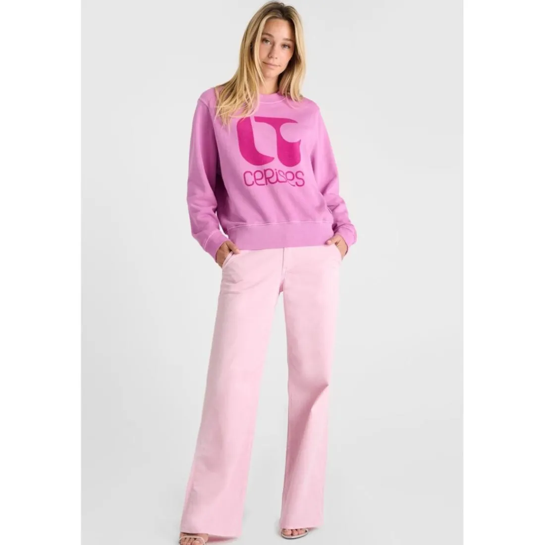 Sweat-Shirt PAOLO rose Liz