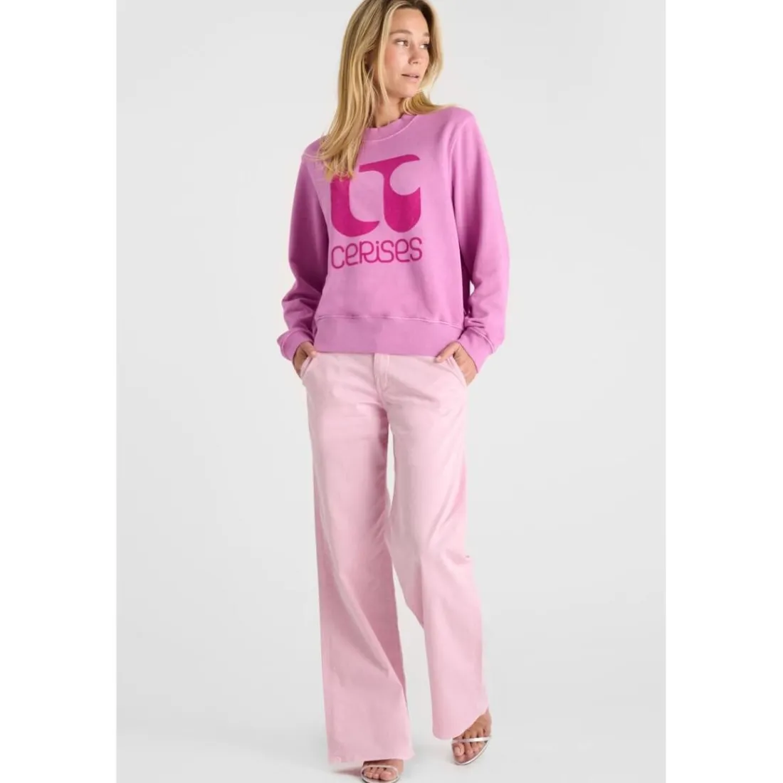 Sweat-Shirt PAOLO rose Liz