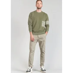 Sweat-Shirt RIOL vert en coton