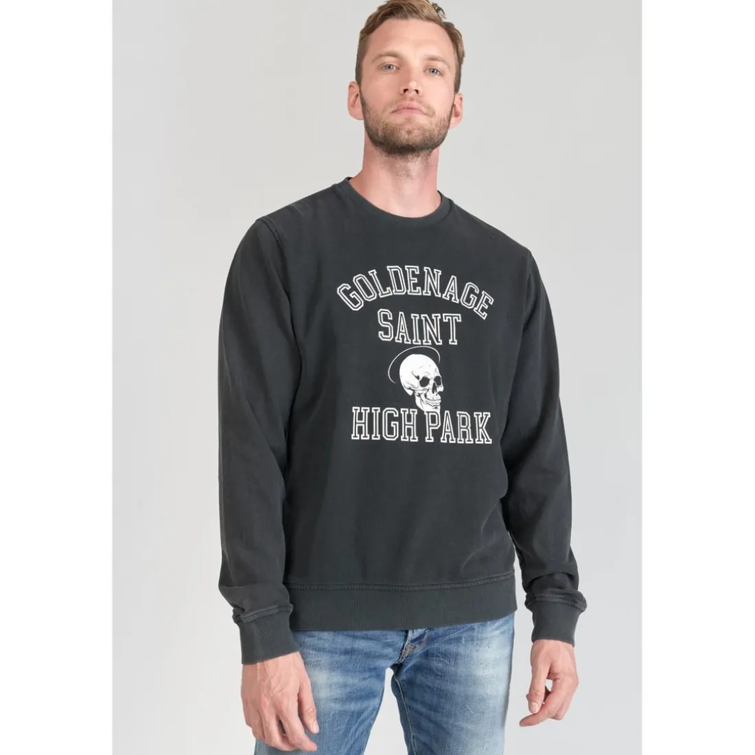 Sweat-Shirt TUBUR noir en coton