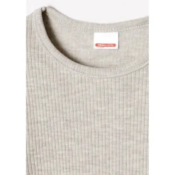 Tee Shirt Enfant Manches Longues Gris Chiné Thermolactyl