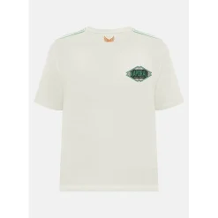Tee Shirt Manches Courtes en coton TITUS Craie écru