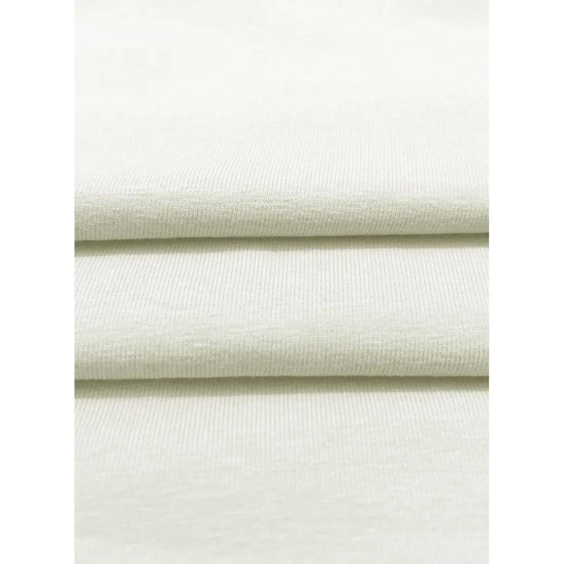 Tee Shirt Manches Courtes en coton TITUS Craie écru