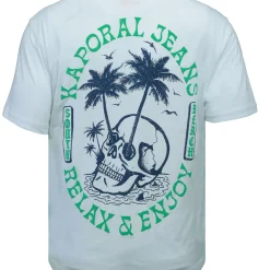 Tee Shirt Manches Courtes en coton TILL White blanc