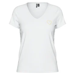 Tee shirt manches courtes en jersey Billy blanc Willa