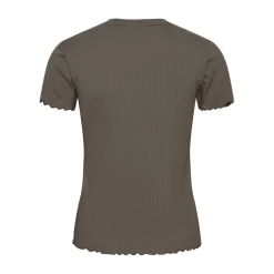 Tee shirt manches courtes Nicca gris en viscose Ida