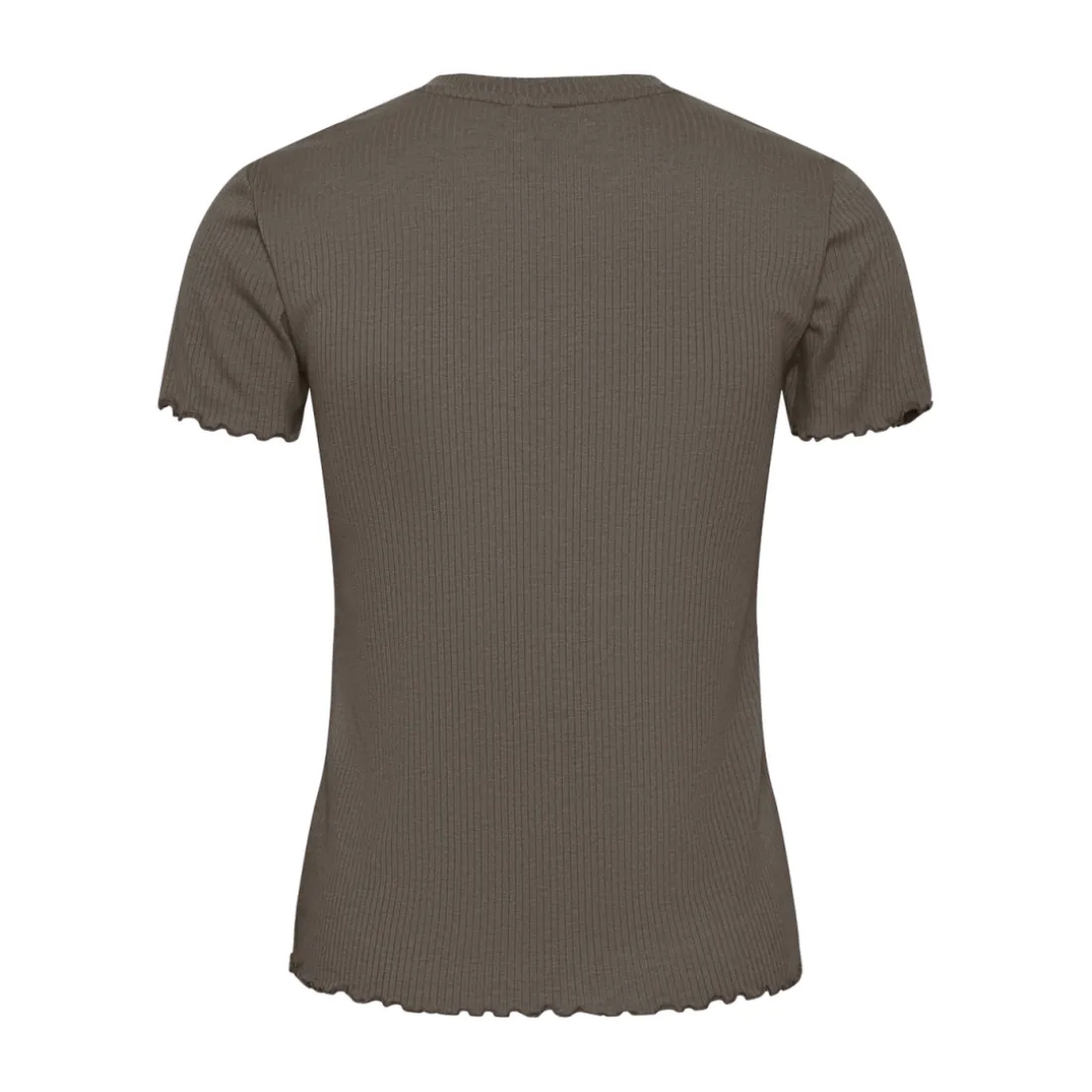 Tee shirt manches courtes Nicca gris en viscose Ida