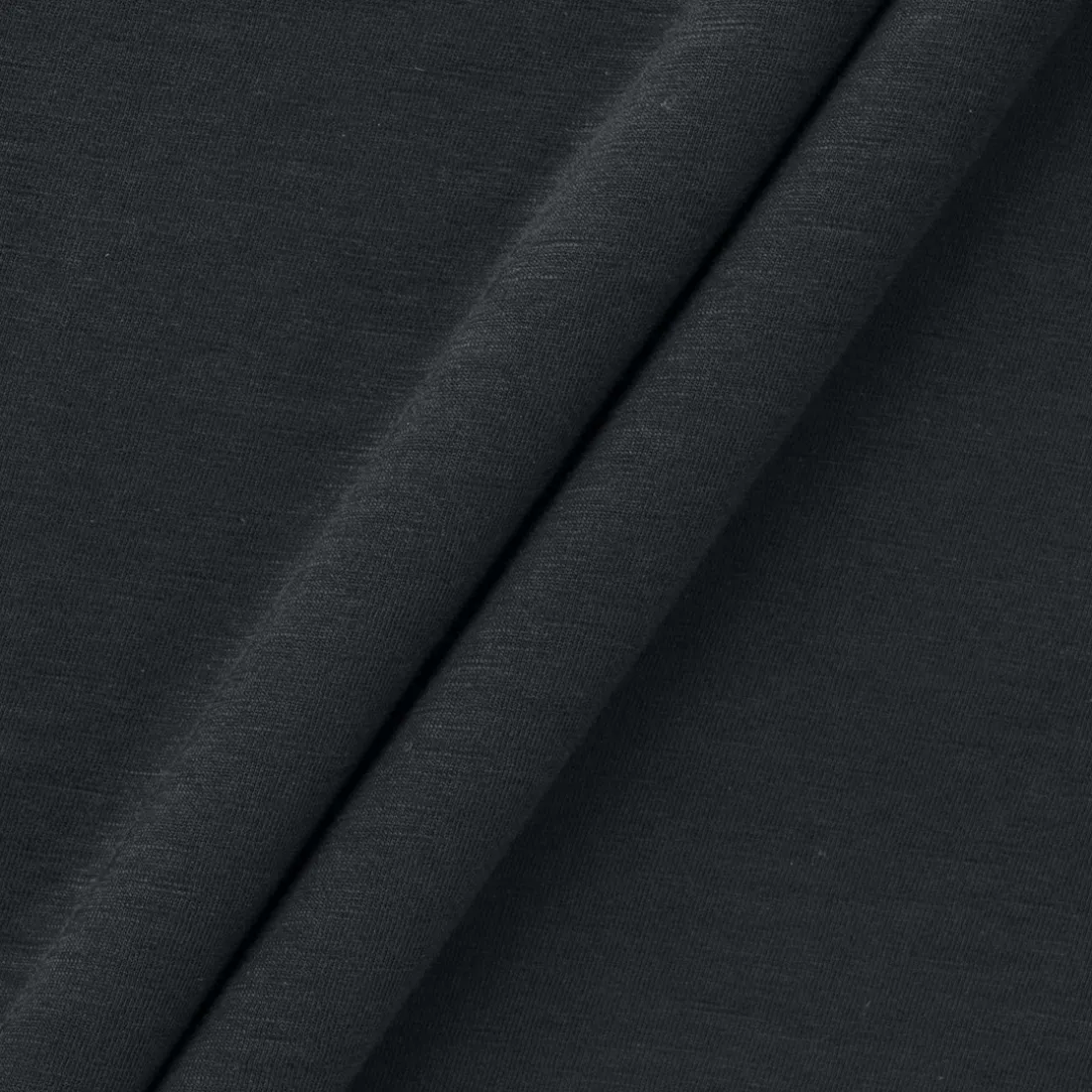 Tee Shirt Manches Courtes VISON noir en coton