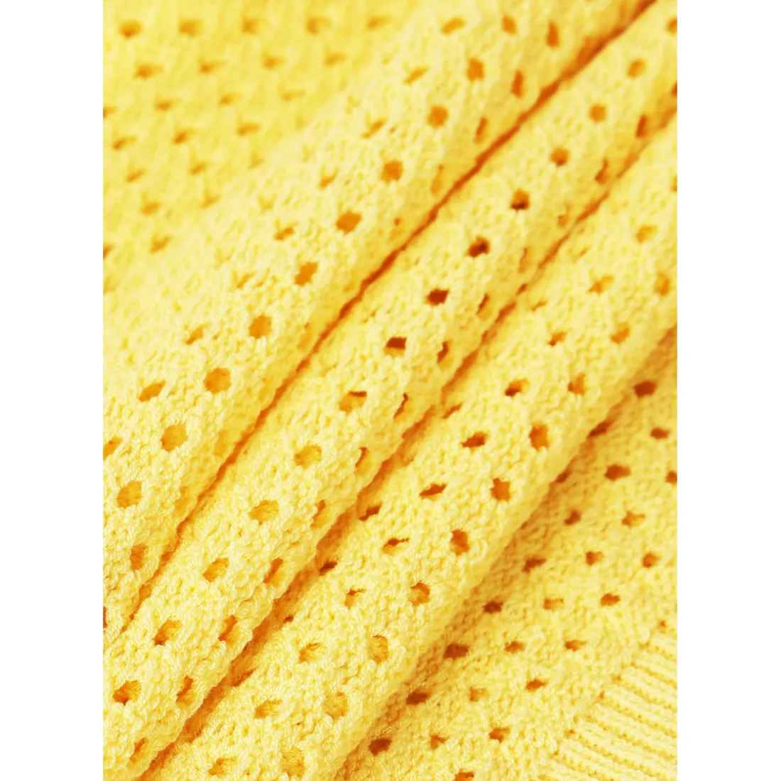 Tee Shirt Manches Longues LEORE jaune en viscose