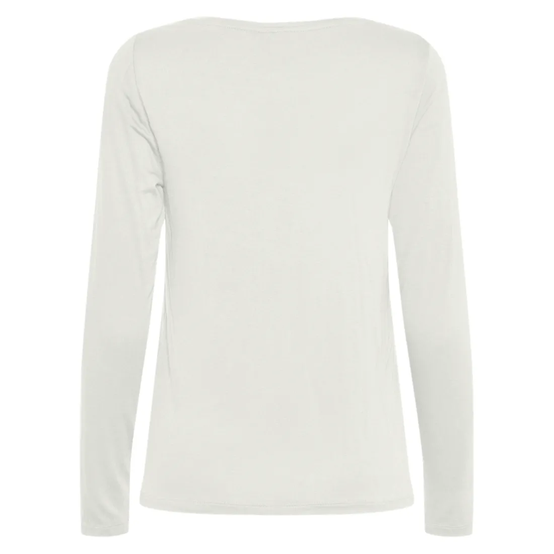 Tee shirt manches longues en viscose Billo blanc Maia
