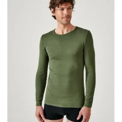 Tee Shirt Manches Longues Kaki Thermolactyl