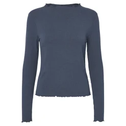 Tee shirt manches longues en viscose Nicca bleu Rhea