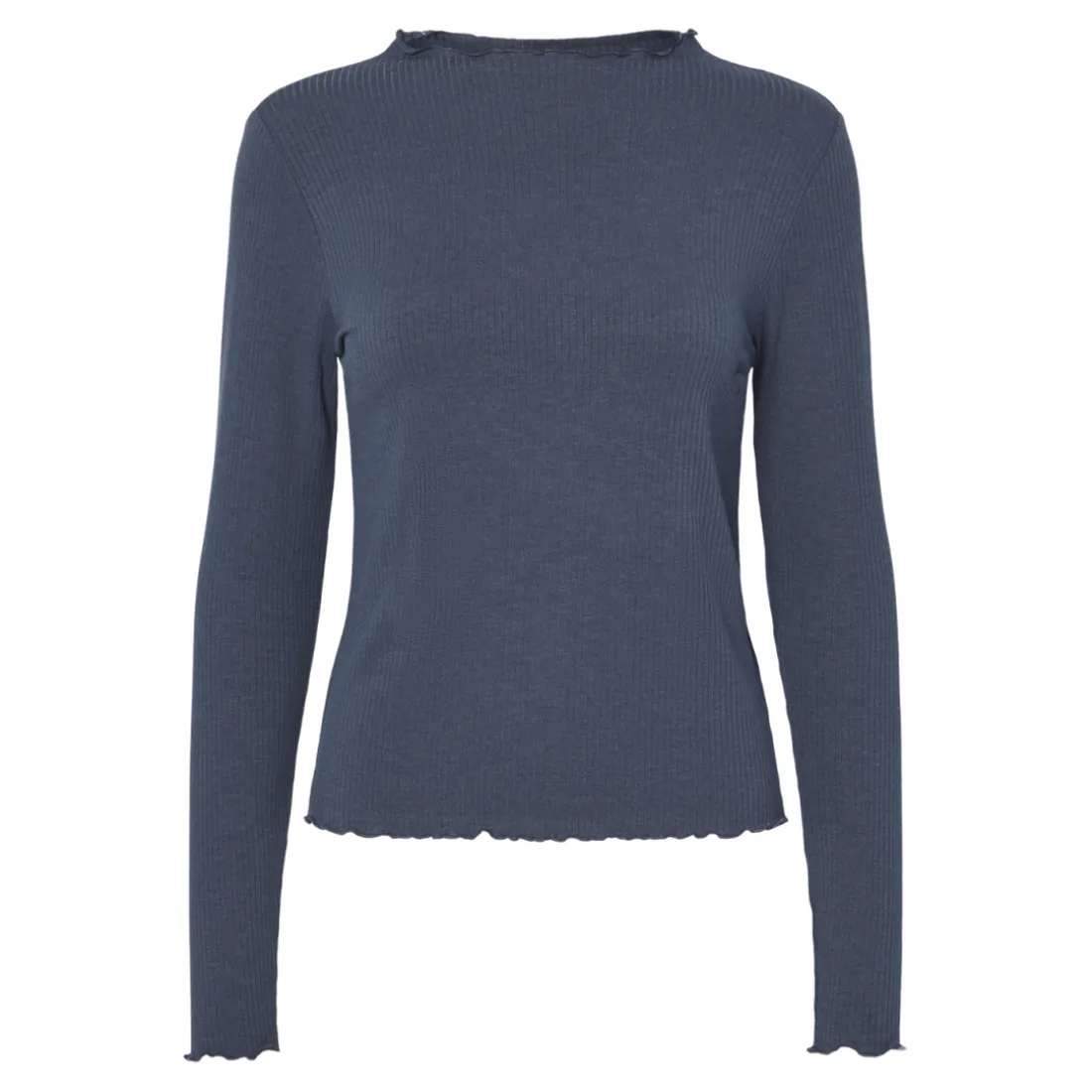 Tee shirt manches longues en viscose Nicca bleu Rhea