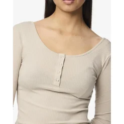 Tee shirt manches longues en coton Kitte rose Adele