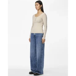 Tee shirt manches longues en coton Kitte rose Adele