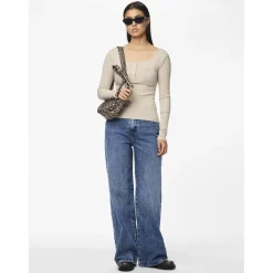Tee shirt manches longues en coton Kitte rose Adele