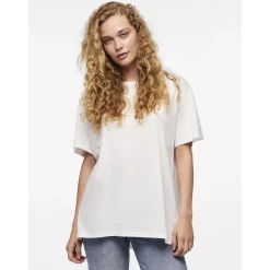 Tee shirt oversize manches courtes Sara blanc Louise