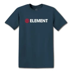 Tee Shirt-Garçon bleu canard en coton