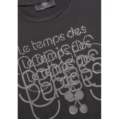 Tee-hirt CORINAGI noir en coton