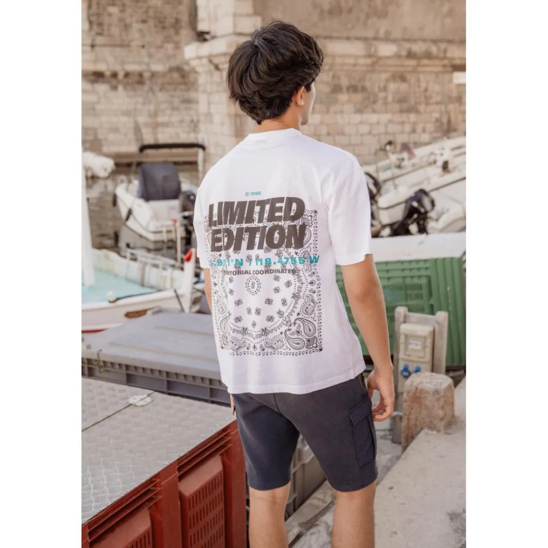Tee-Shirt garçon JACKBO blanc Ken