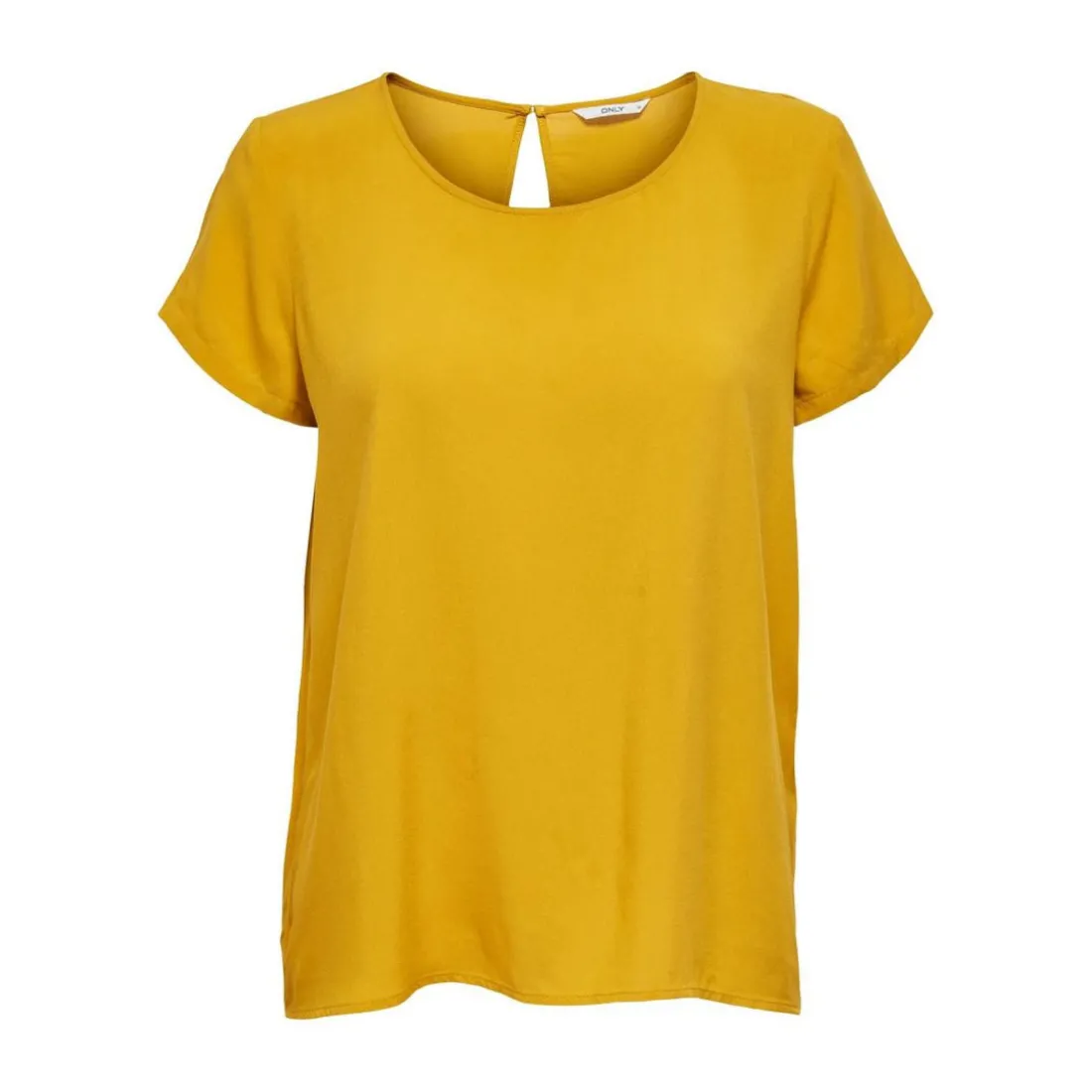 Tee-shirt - Jaune en coton