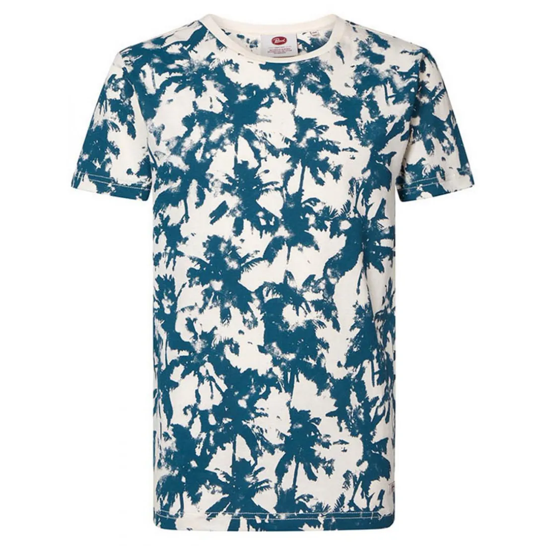 Tee-shirt à manches courtes pour garçon en coton blanc