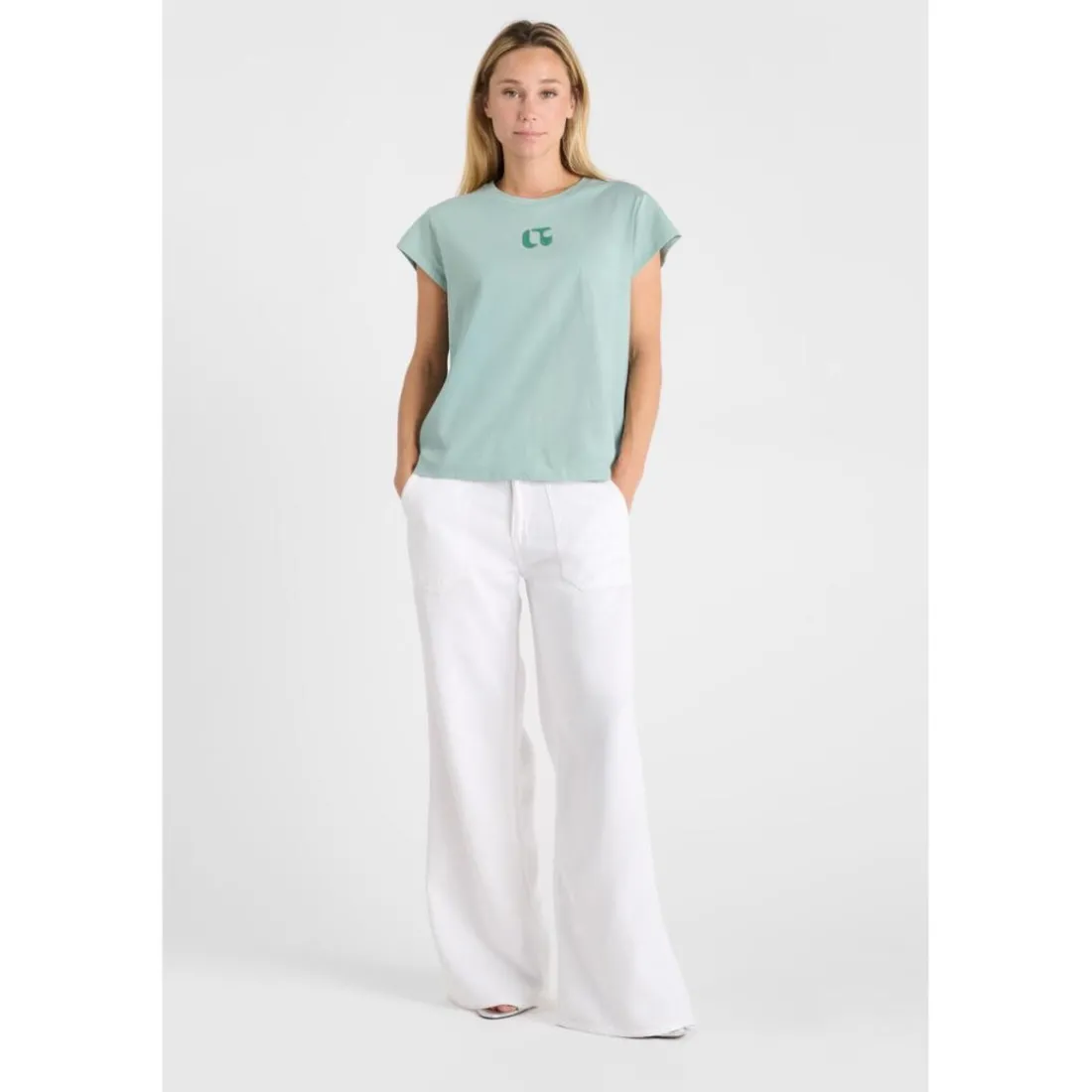 Tee-Shirt ample ALDO bleu en coton Yael