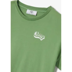 Tee-Shirt ANATAGI vert Zara