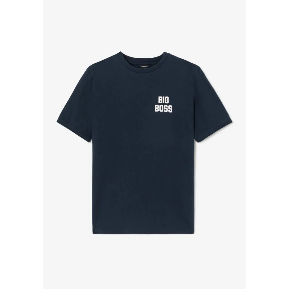 Tee-Shirt CLARKSON bleu en coton Fabe