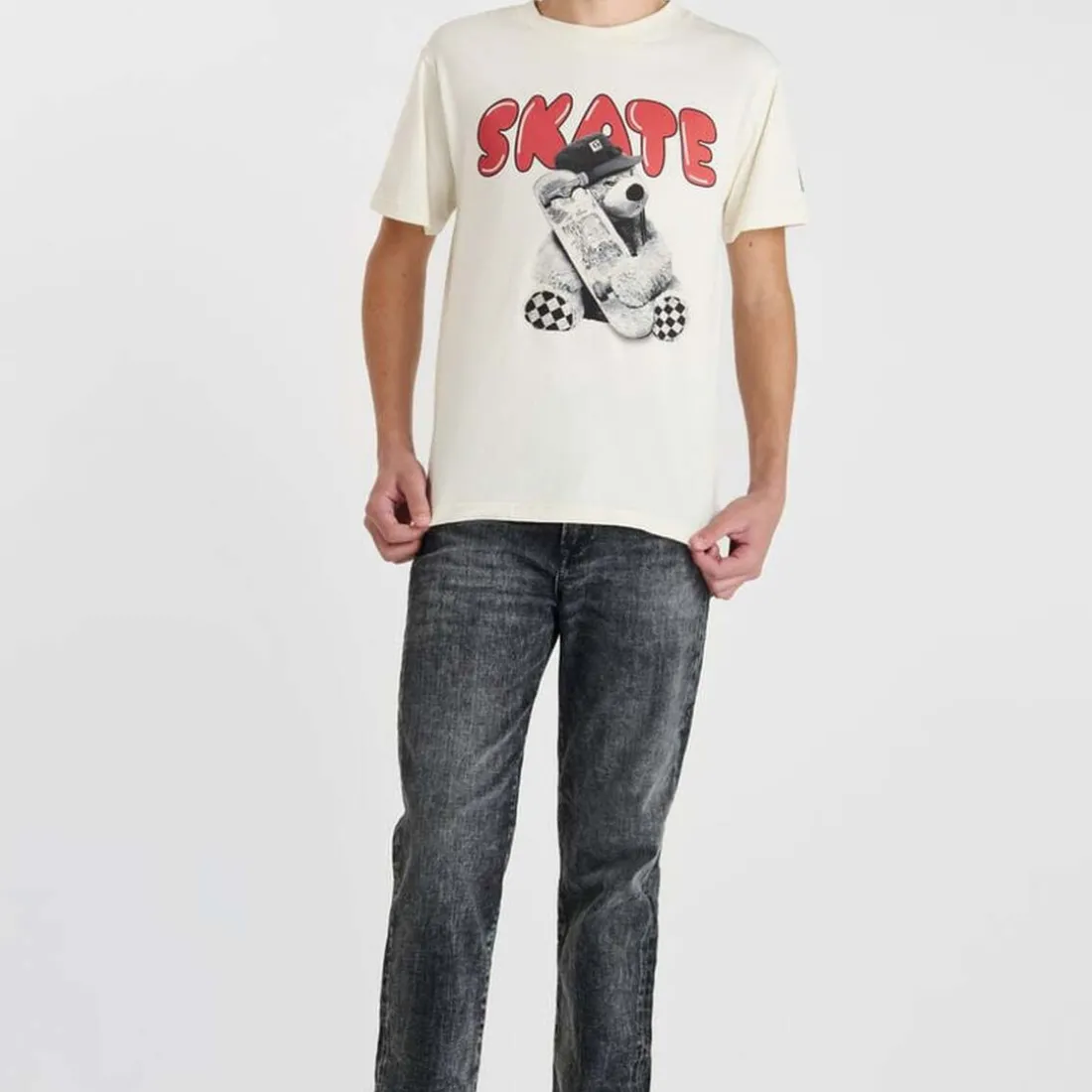 Tee-Shirt CLYDEBO blanc Hugo