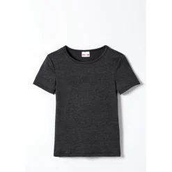Tee-shirt Enfant Manches Courtes Anthracite Thermolactyl