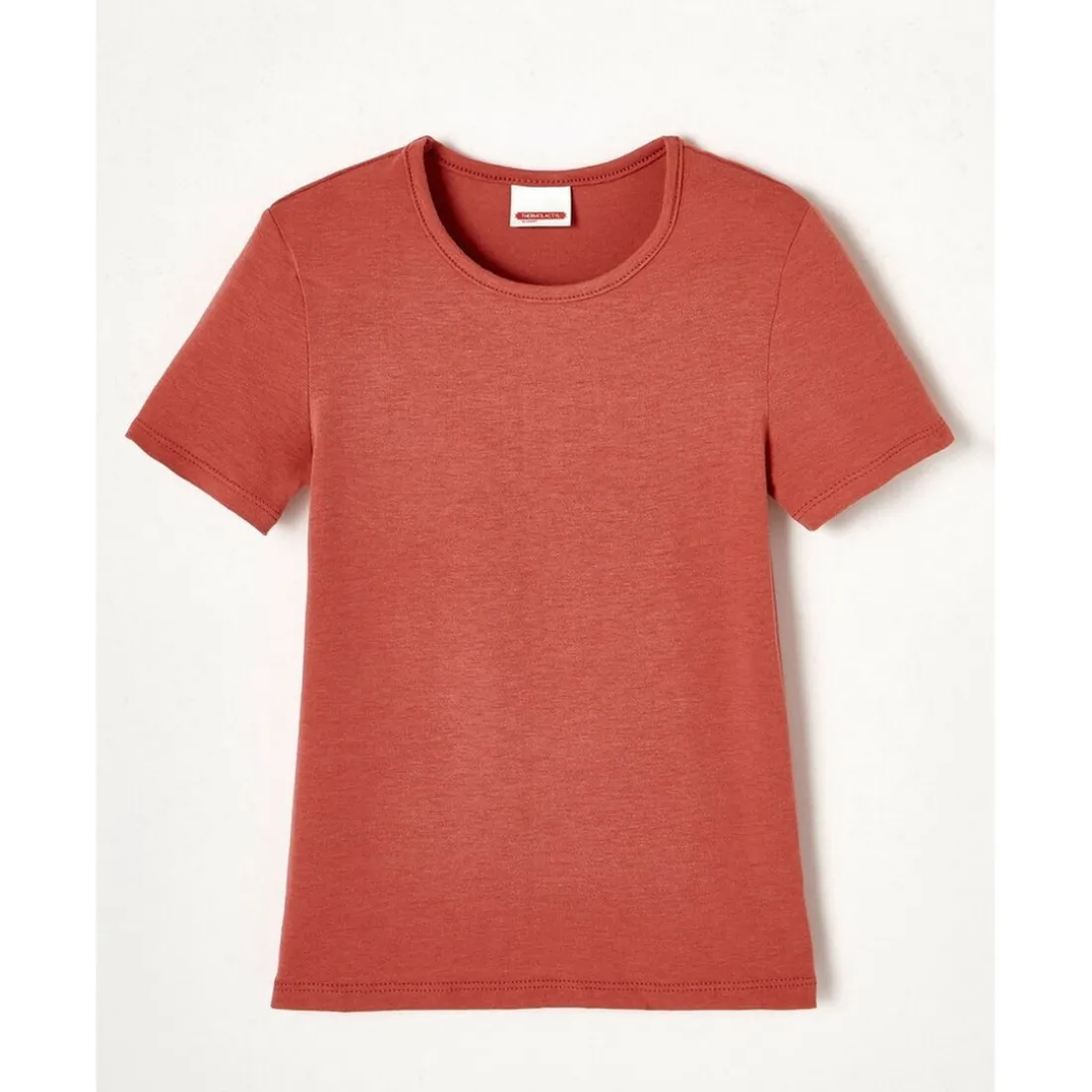 Tee-shirt Enfant Manches Courtes Rose Terracotta Thermolactyl