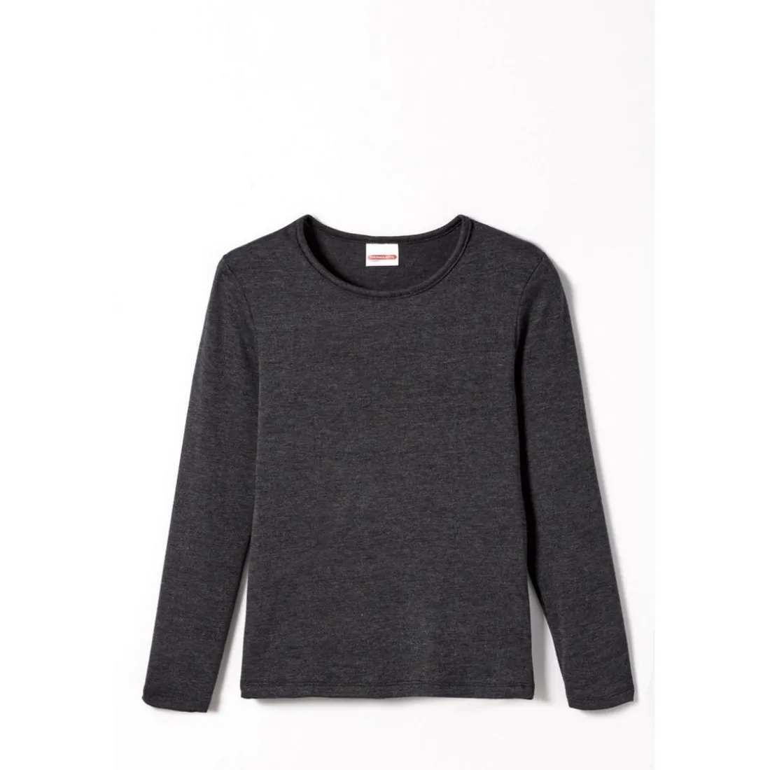 Tee-shirt Enfant Manches Longues Anthracite Thermolactyl