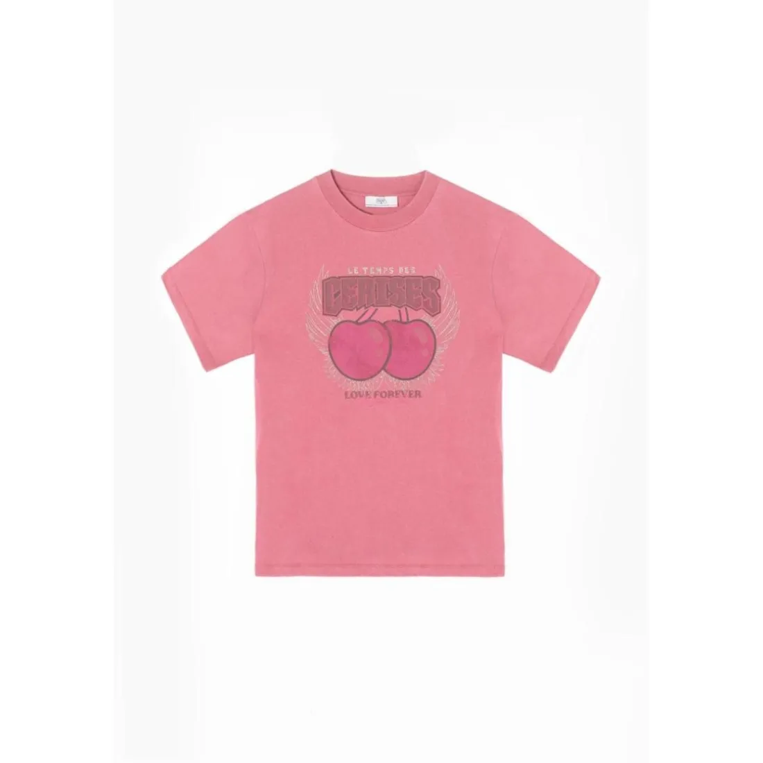 Tee-Shirt fille ATRABAGI rose Kali en coton
