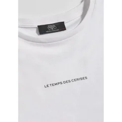 Tee-Shirt fille CATIGI blanc en coton