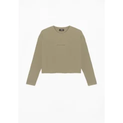 Tee-Shirt fille CATIGI kaki Cate en coton
