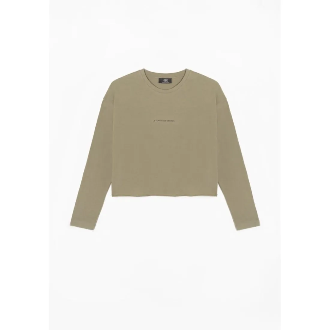 Tee-Shirt fille CATIGI kaki Cate en coton