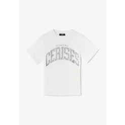 Tee-Shirt fille CLAUDEGI blanc en coton