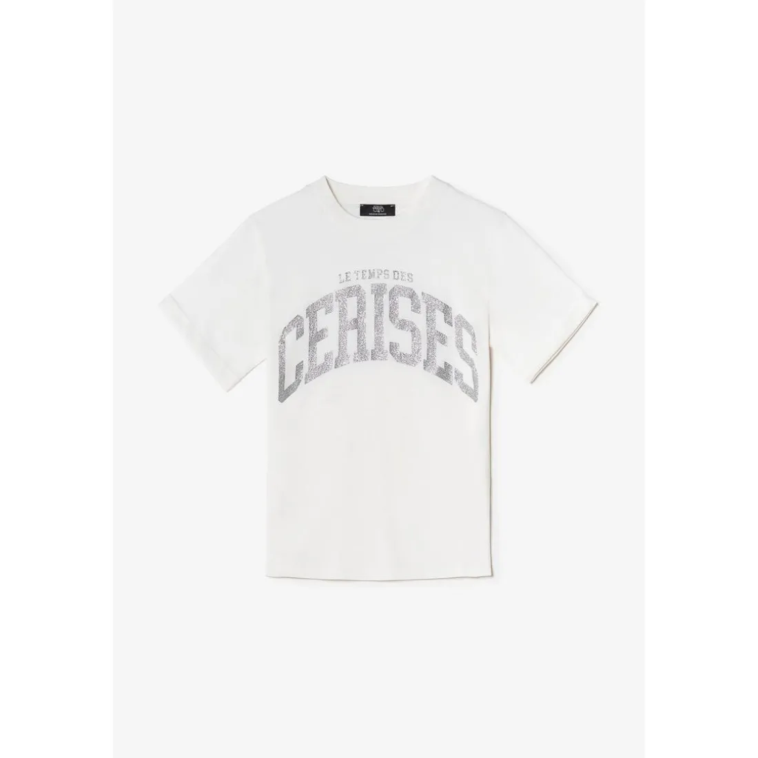 Tee-Shirt fille CLAUDEGI blanc en coton