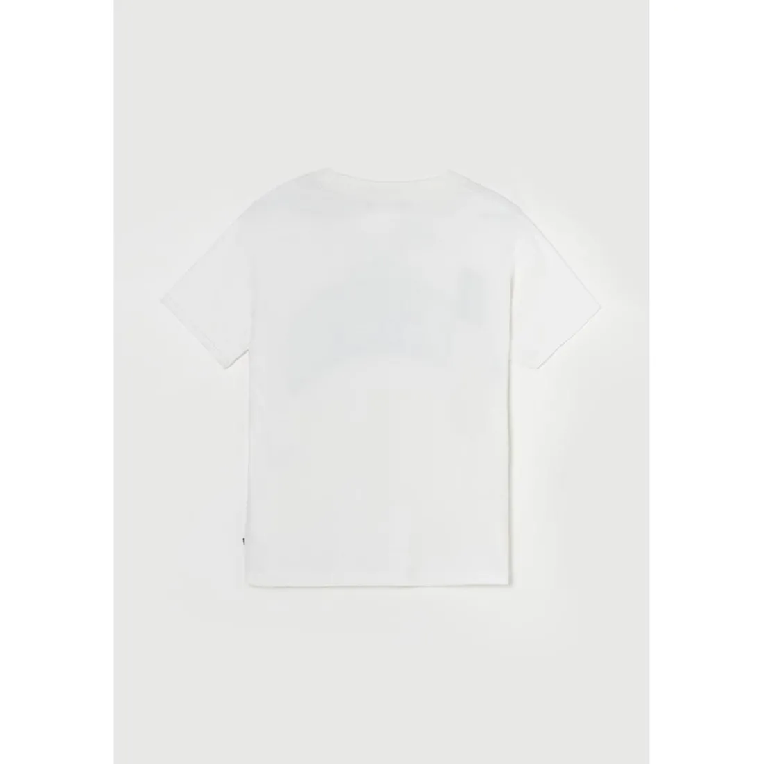 Tee-Shirt fille CLAUDEGI blanc en coton