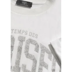 Tee-Shirt fille CLAUDEGI blanc en coton