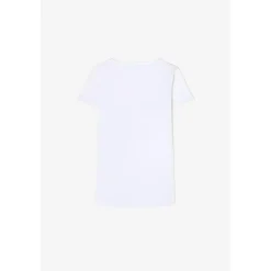 Tee-Shirt fille FLEURIGI blanc Nia en coton