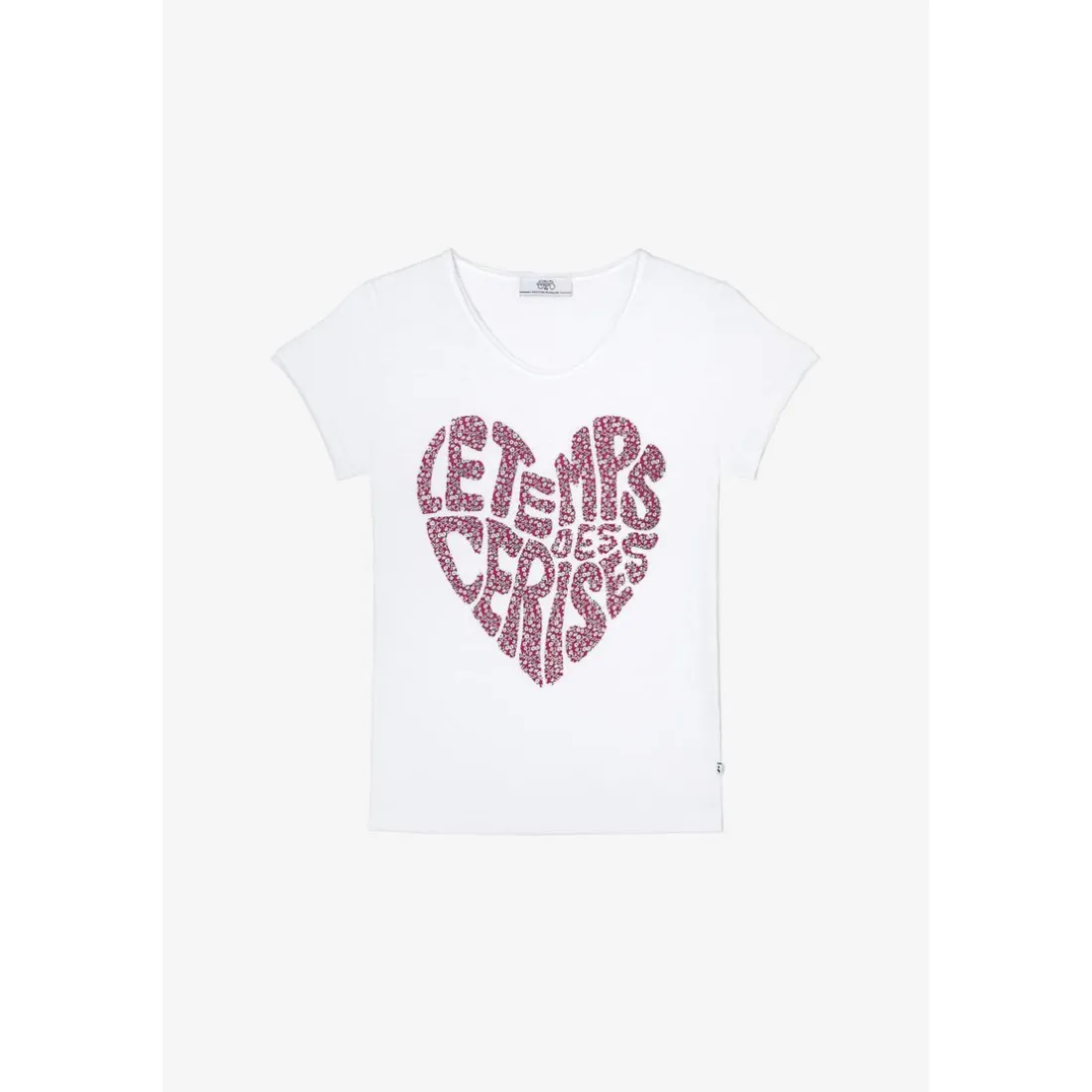 Tee-Shirt fille ISAAKGI blanc