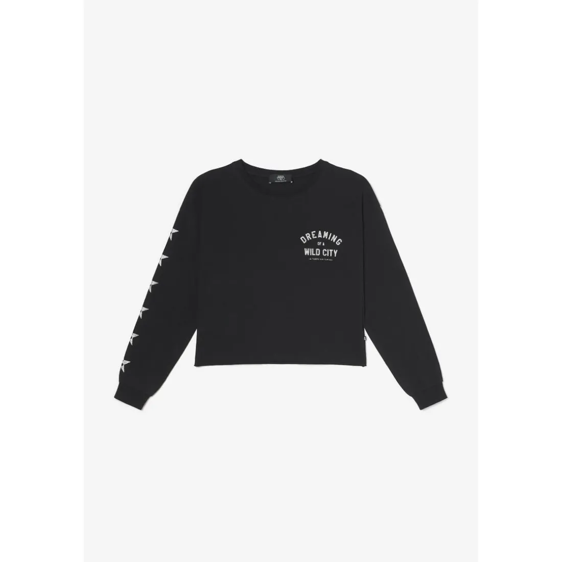 Tee-Shirt fille KALIEGI noir en coton