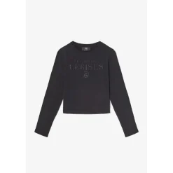 Tee-Shirt fille NANCIGI noir Mila en coton