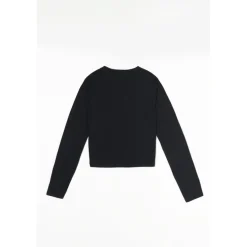 Tee-Shirt fille NANCIGI noir Mila en coton